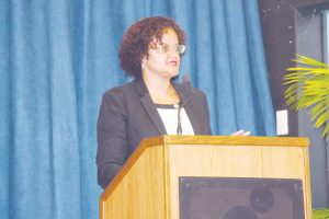 Education Minister Tara Rivers said the new system would be a framework for managing behavior in schools. - PHOTOS: JAMES WHITTAKER