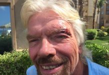 ‘I thought I was going to die’: Branson crashes bicycle in British Virgin Islands