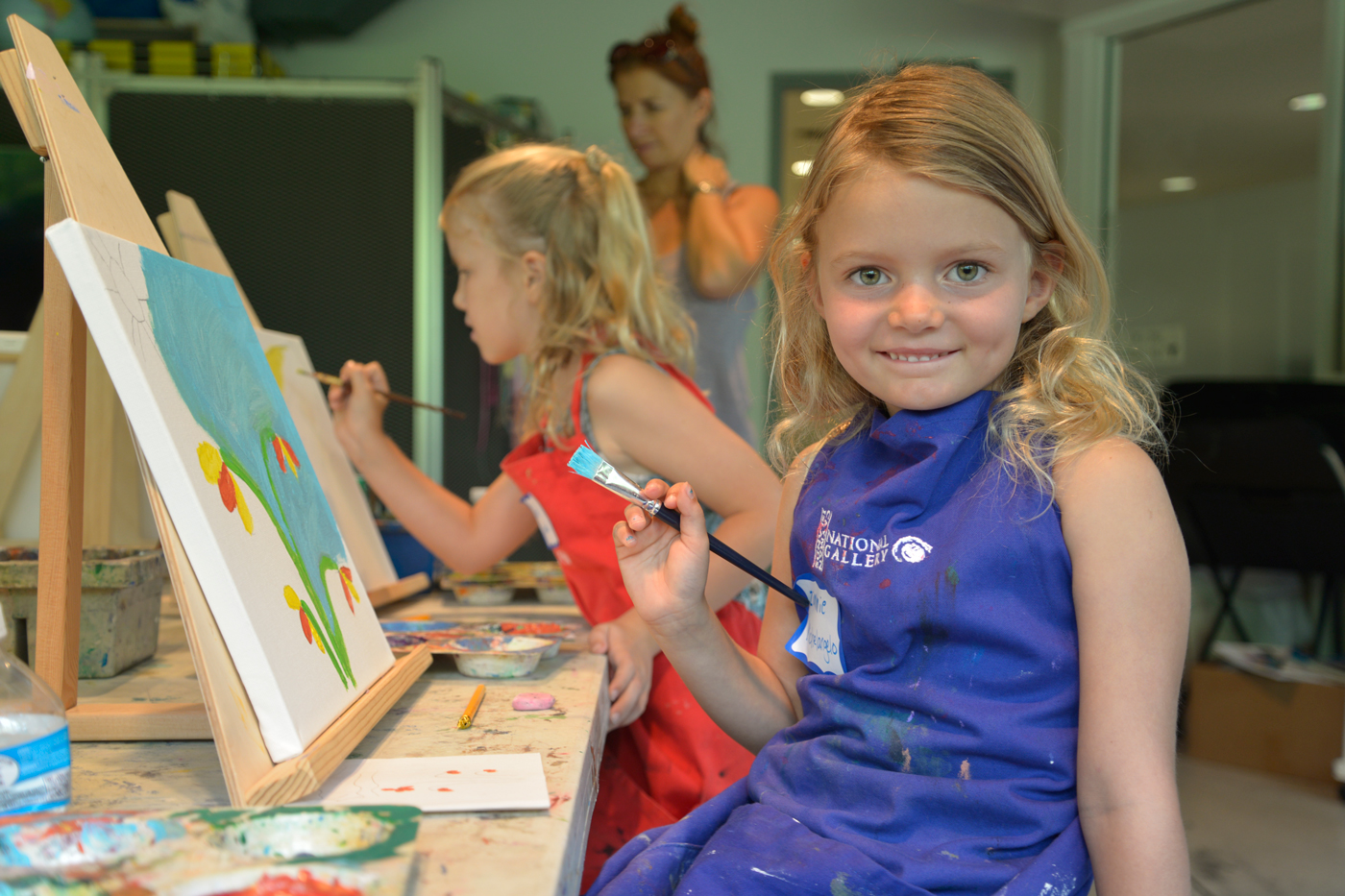 Family Day at the National Gallery, 10 a.m. to 5 p.m. Saturday, offers free art activities based on the watercolor exhibition 'A Legacy of Light.'