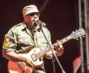 Performing at a Damian Marley concert. - Photo: Chris Court