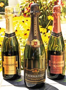Some Champagne houses have invested in New World wineries to produce high-quality sparkling wines in other countries. - Photos: Alan Markoff