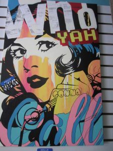 No better place for pop art than in a pop-up shop.
