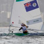 Strong winds, high seas lead to DNF for Allan
