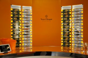 Veuve Clicquot is always a good choice when celebrating romance.