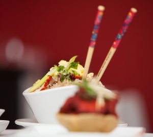 Choose from a wide variety of cultural dishes.