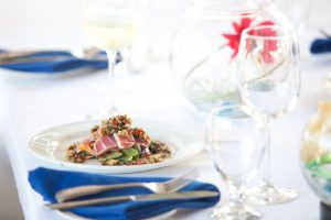 Lunch or dinner at a restaurant is always a treat.
