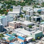 Property sales hit record levels An aerial view of the business area of downtown George Town, Grand Cayman