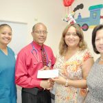 Vital signs device donated to pediatric unit