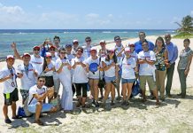 Beach cleanup at Coe Wood