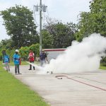 Volunteers practice disaster response