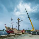 Jolly Roger gets new mast