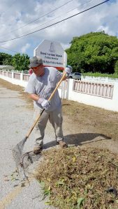 The cleanup kept North Side residents busy most of the morning.