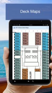 Browse deck maps to see what's on board and where.