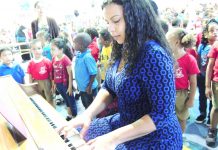 A fitting farewell for school music teacher