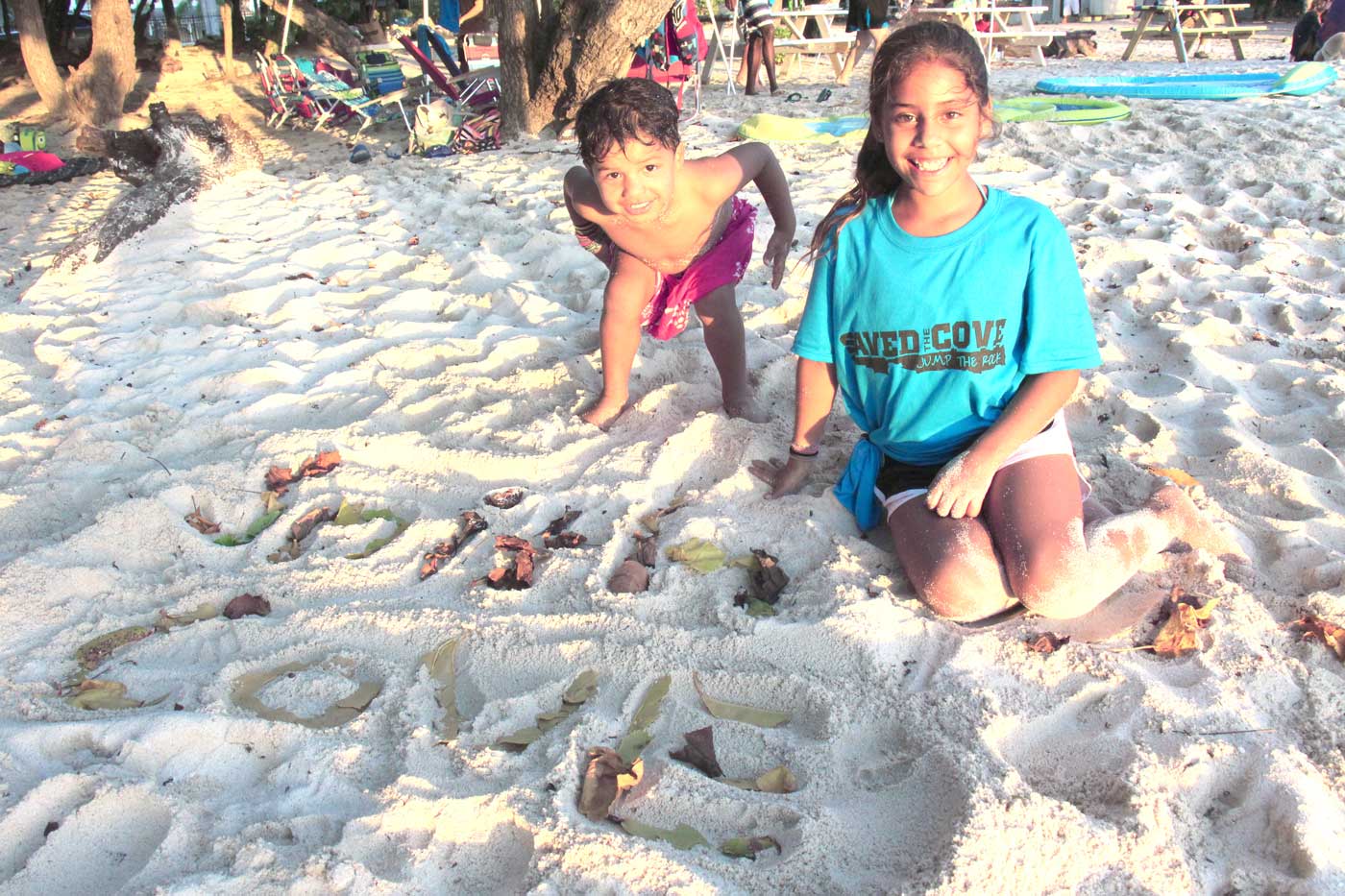 Vanessa and Jordan Johnson make their own tribute to Smith Cove.