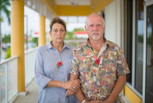 Dr. Lindsay Harvey and her husband Jon Harvey. The couple say they will be moving back to the U.K. – Photo: Taneos Ramsay