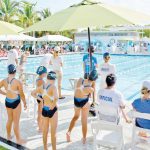 Swimmers make a splash at Camana Bay