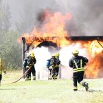 Firefighters train for aviation emergencies