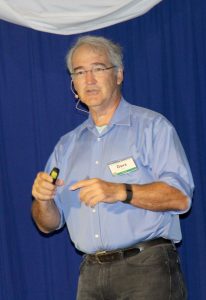 NASA robotics expert Dave Lavery talks to students at UCCI. - PHOTO: JAMES WHITTAKER