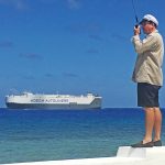 Ship salutes Sister Islands in honor of Mary McCoy