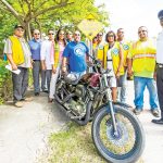 New sign warns to ‘watch for motorcycles’ at site of fatal accident