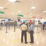 New customs channels at airport