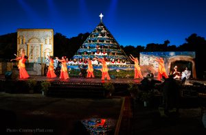 The Singing Christmas Tree is scheduled for two nights this year. - Photo: Courtney Platt