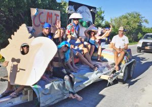 The Central Caribbean Marine Institute’s float ‘That’s A Moray.’