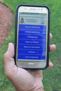 The app allows the public to access information and report incidents.