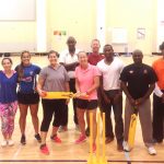 Physical education teachers learn to improve cricket skills