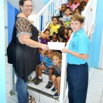 Student, 11, raises money for foster kids