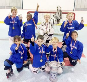 Deloitte won the 8-U championship.