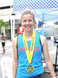Karen Welwood won the full marathon for the women.