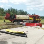 After fire truck flips on runway, Brac airport still closed to jets
