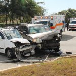One injured in three-car crash in George Town