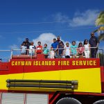 Firemen bring Santa to Little Cayman