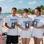 18 teams compete in relay swim