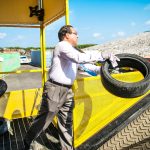 Tire shredding begins at George Town Landfill