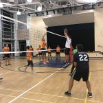 Corporate volleyball league heats up