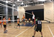 Corporate volleyball league heats up