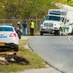 Fire vehicle, bicycle in West Bay crash