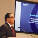 Premier delivers keynote in London
