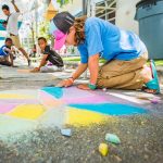 Chalkfest draws crowd of young artists