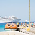 Cruise ship pays a visit to the Brac