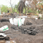 Hundreds of chickens killed, farmers narrowly escape fire
