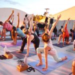 Yogis pay homage to India under the moonlight