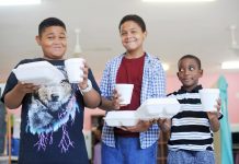 George Town Primary students deliver hot meals, kindness