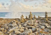 Blow Holes rock piles pose a puzzle