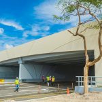 Nighttime road closure for underpass work
