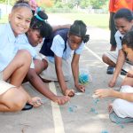 Students at Bodden Town Primary learn traditional arts